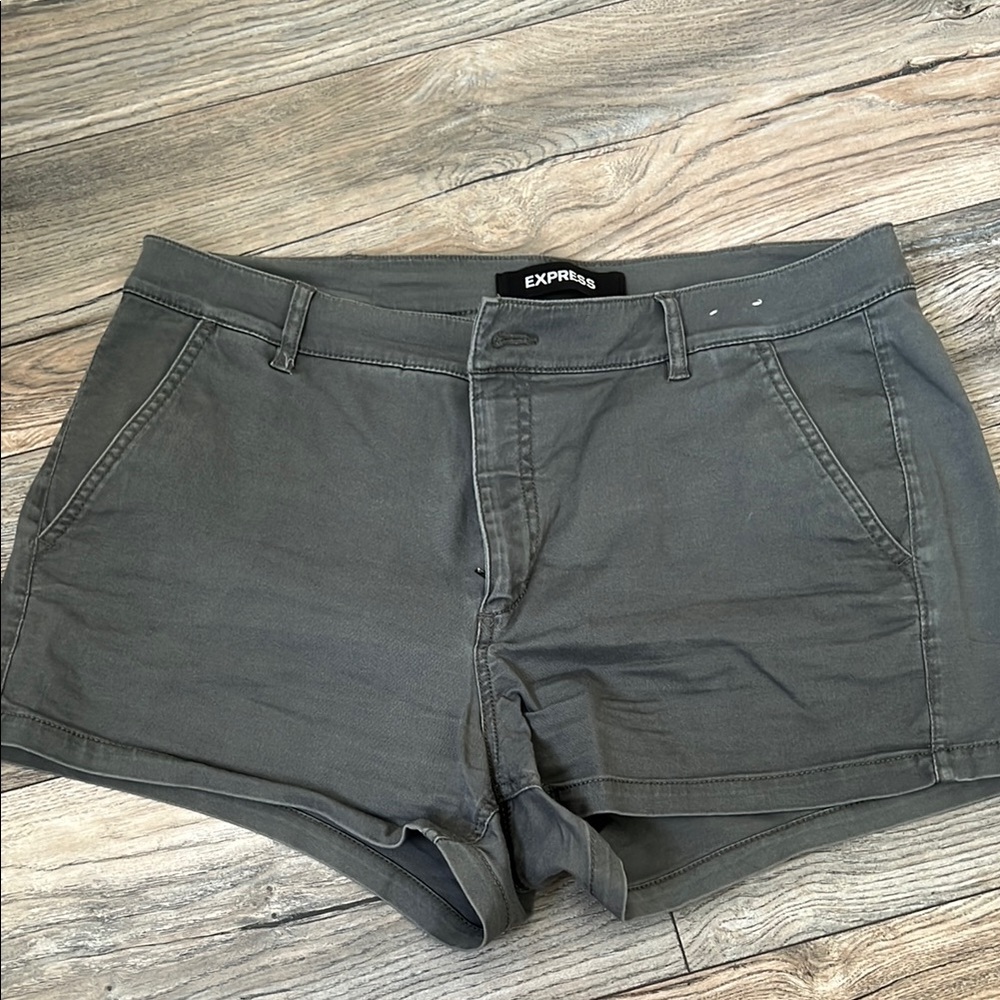 Express Women's Green Shorts